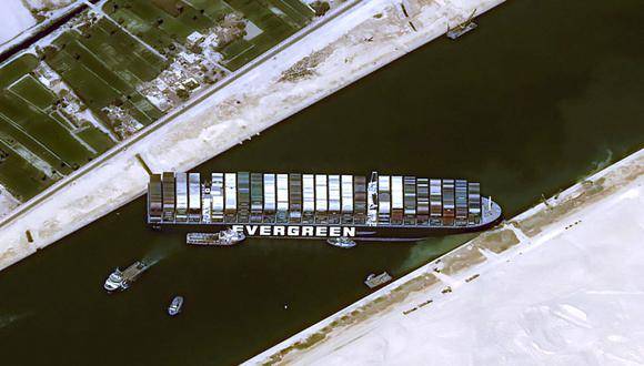 Buque Ever Given encallado en el canal Suez - Noticias de Ecuador