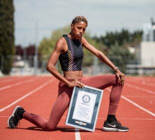 Atleta ganó el Récord Guinness en salto triple - Noticias de Ecuador