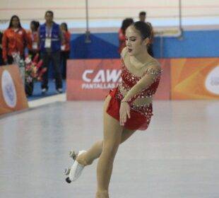 Guayaquileña logró el segundo puesto en patinaje artístico - Noticias de Ecuador