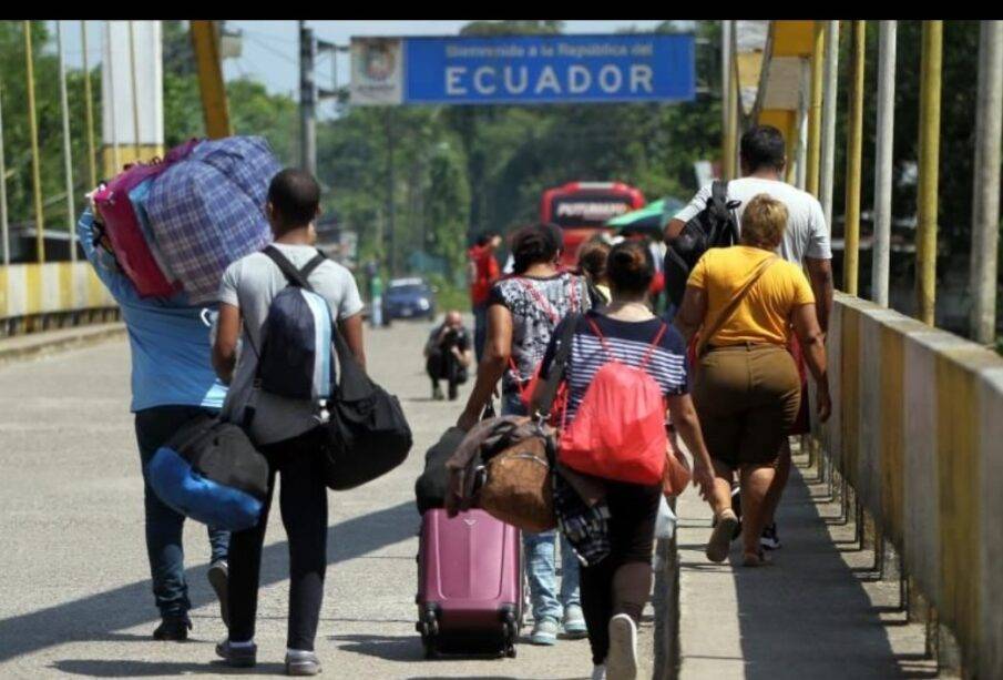 El canciller Mauricio Montalvo en su primer encuentro con la prensa internacional en Ecuador, anunció que se está trabajando en un proceso de regularización de los venezolanos.