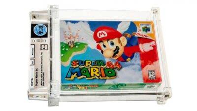 Super Mario 64 de Nintendo se convirtió este domingo en el videojuego más caro de la historia, en una subasta en el que se pagaron 1,56 millones de dólares - Noticias de Ecuador