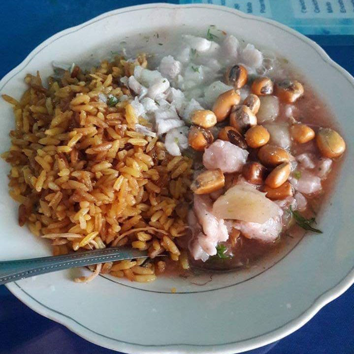 Ceviche con arroz con Pollo - Noticias de Ecuador