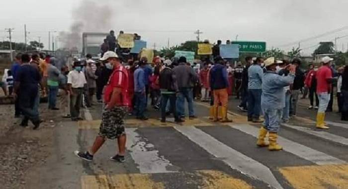 Arroceros cierran vías en Guayas y exigen un precio justo - Noticias de Ecuador