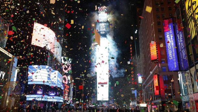 Noche vieja en Times Square - Noticias Ecuador