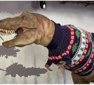 Tiranosaurio rex navideño - Noticias de Ecuador