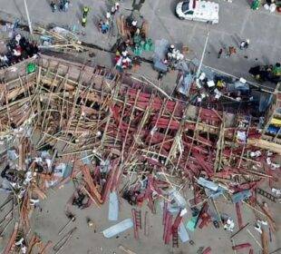 Colapsó un tarima en corrida de toros en Colombia - Noticias de Ecuador