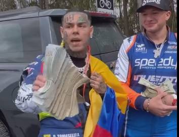 Tekashi 6ix9ine regalando dinero en Ecuador - Noticias de Ecuador