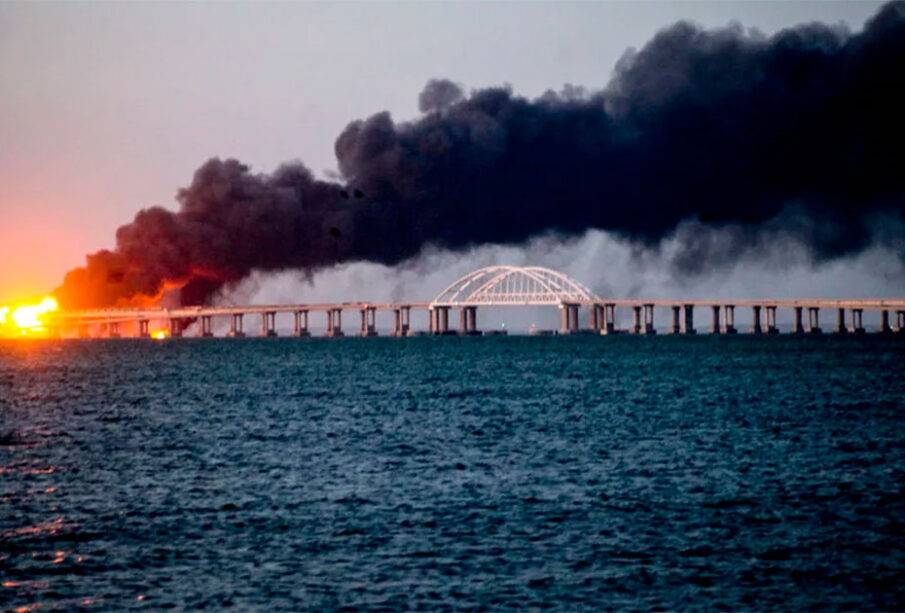 Rusia anuncia la captura de ocho personas por el ataque al puente de Crimea